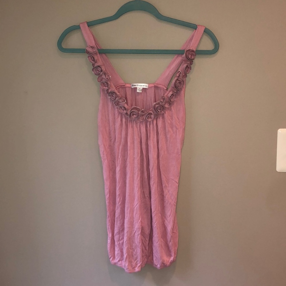 Free Generation Pink Tank Top